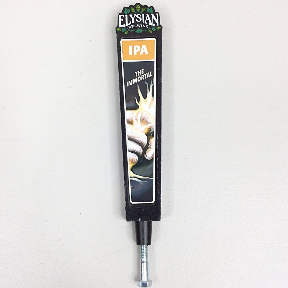 Elysian Brewing‎ Beer Tap Handle Night Owl Pumpkin Ale The Immortal IPA 11" Tall - Picture 1 of 12